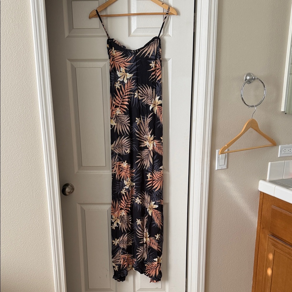 Billabong Black and Tan Maxi Dress